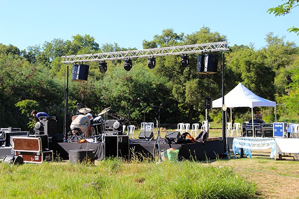 Préparation du concert du samedi soir